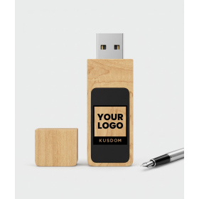 Luxury Wooden LED USB