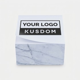 Marble Pattern Adhesive Sticky Notes Cube