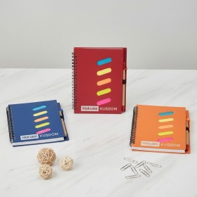 Eco-Friendly Round Notebook and Pen