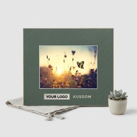 Artistic Wood Grain Photo Frame - 5