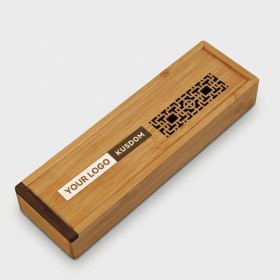 Eco-friendly Bamboo Stationery Box
