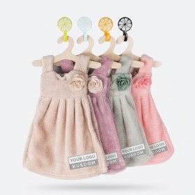 Cute Dress Coral Fleece Towel