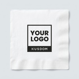 Premium White Single-Ply Lunch Napkins (Small Batch Customization)