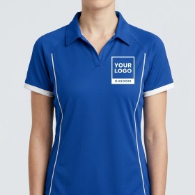 Elegant Color Block Women's Polo Shirt
