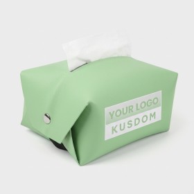 Car Leather Tissue Holder