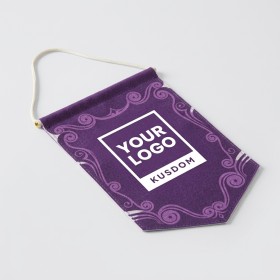 Polygonal Flowing Honor Banner