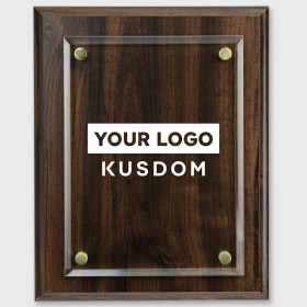 Elegant Wooden Plaque - 12