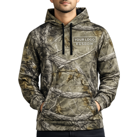 Camouflage Zip-Up Hoodie