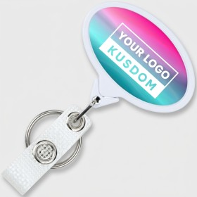 Antibacterial Round Badge Holder