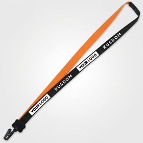 Dual Color Nylon Lanyard