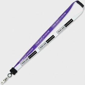 Dual-Color Nylon Lanyard