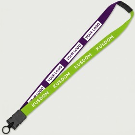 Dual Color Cotton Lanyard