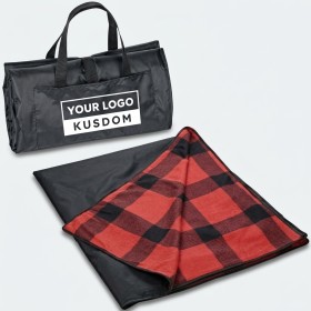 Classic Plaid Waterproof Outdoor Blanket