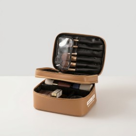 Cute Dual-Layer Makeup Organizer