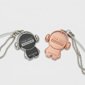 Metal Keychain USB Flash Drive - 8GB