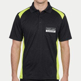 抗勾絲撞色舒適Polo衫
