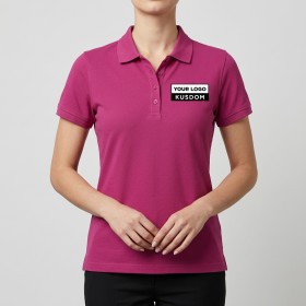 Lightweight Classic Round Knit Women's Polo Shirt