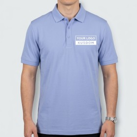 High-Performance Striped Business Polo