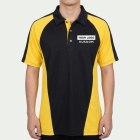 Men's Premium Anti-Tear Color Block Polo Shirt