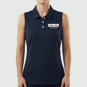 女子無袖時尚休閒Polo衫