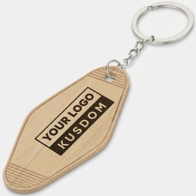 Eco Bamboo Keychain