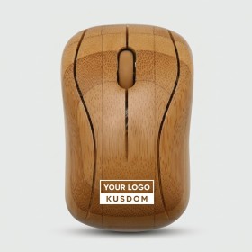 Eco-friendly Bamboo Wireless Mouse