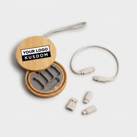 Bamboo Multi-Functional Cable Organizer