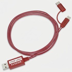 Dual-Color LED Charging Cable