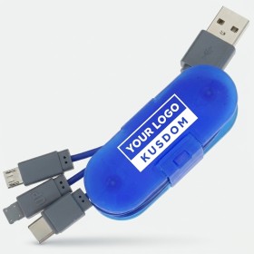 Smartphone Stand Data Cable Case
