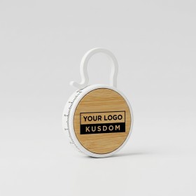 Bamboo Caliper Keychain