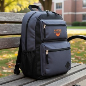Dual Pocket Business Backpack - Embroidered Edition