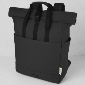 Eco-Stylish Roll-Top Backpack