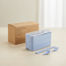 Eco-Friendly Three-Tier Lunch Box
