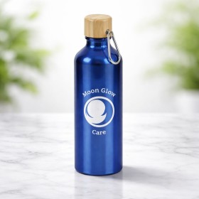 Bamboo Lid Aluminum Water Bottle