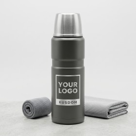 Luxury Vacuum Insulated Water Bottle - 40 oz - Personalized Engraved Edition