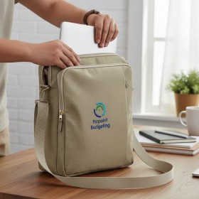 Eco-Friendly Business Laptop Bag - Embroidered Version