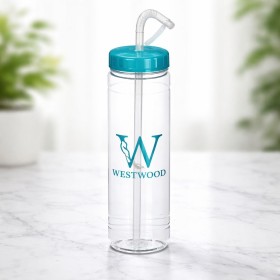 Fresh On-the-Go Bottle (Portable Straw) - 24 oz
