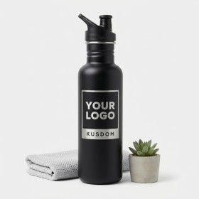 Classic Stainless Steel Sports Bottle - Engraved Customization