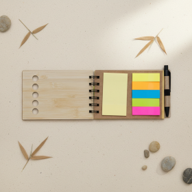 Eco-Friendly Portable Notebook and Notepad Set