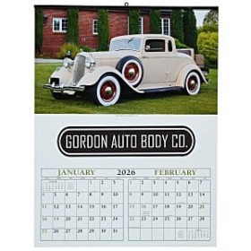 Classic Car Two-Month View Calendar