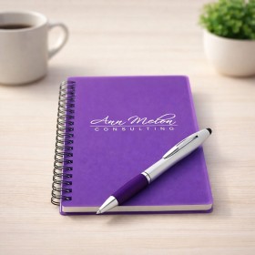 Curved Touch Pen and Notebook Set
