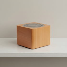 原木風格藍牙音響