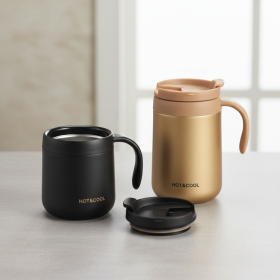 Double-layer Vacuum Insulated Coffee Mug