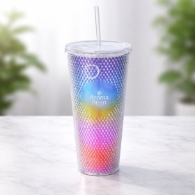 彩虹金屬保溫隨行杯