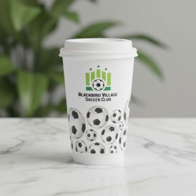 Football-Themed Insulated Cup