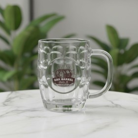 Elegant Glass Beer Mug - 20oz