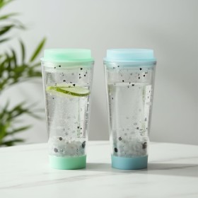 Double-Layer LED Coffee Mug