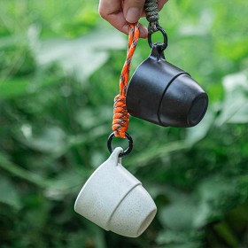 Eco-Friendly Coffee Grounds Camping Mug
