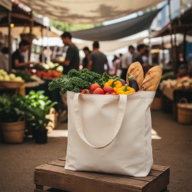 Eco-Friendly Backpack Shopping Bag