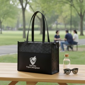 Dual-Use Zipper Tote Bag